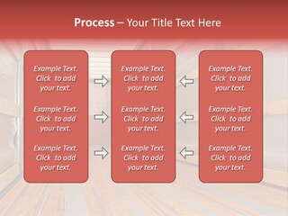 Interior View Of Empty Semi Truck Trailer PowerPoint Template