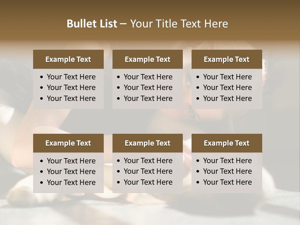 Young Ballerina Is Relaxing In Class Room PowerPoint Template