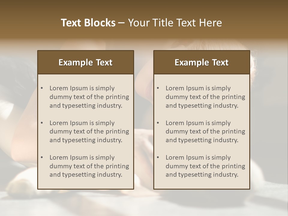 Young Ballerina Is Relaxing In Class Room PowerPoint Template