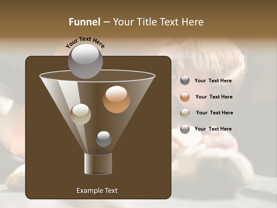 Young Ballerina Is Relaxing In Class Room PowerPoint Template