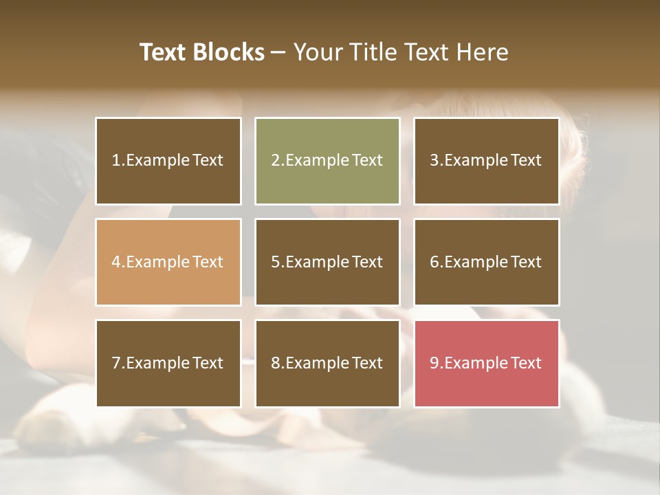 Young Ballerina Is Relaxing In Class Room PowerPoint Template