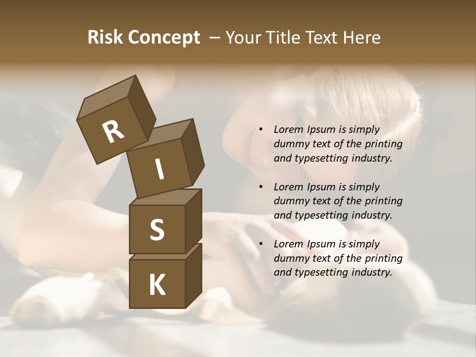 Young Ballerina Is Relaxing In Class Room PowerPoint Template