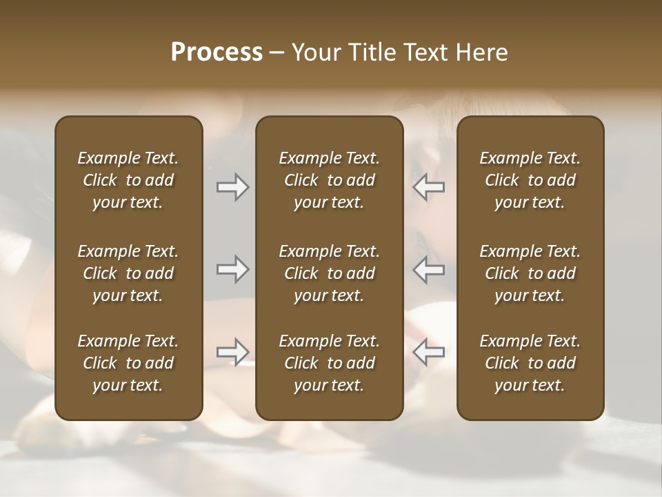 Young Ballerina Is Relaxing In Class Room PowerPoint Template