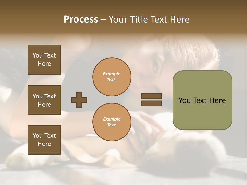 Young Ballerina Is Relaxing In Class Room PowerPoint Template