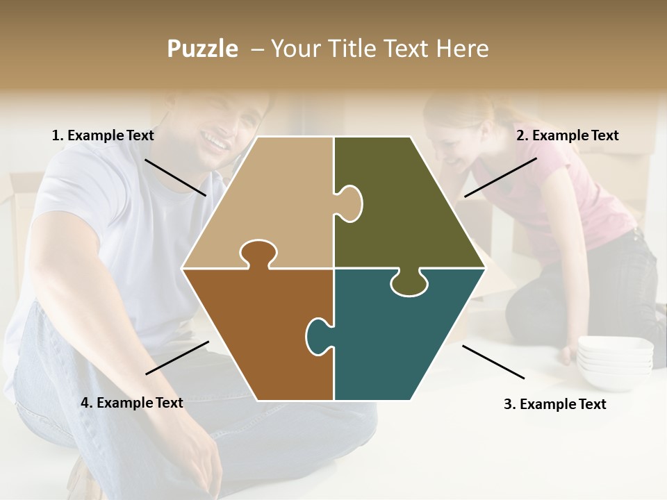 A Man Sitting On The Floor Talking On A Cell Phone PowerPoint Template