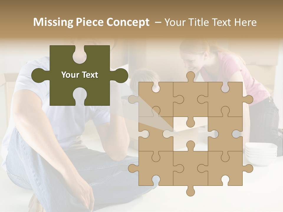 A Man Sitting On The Floor Talking On A Cell Phone PowerPoint Template