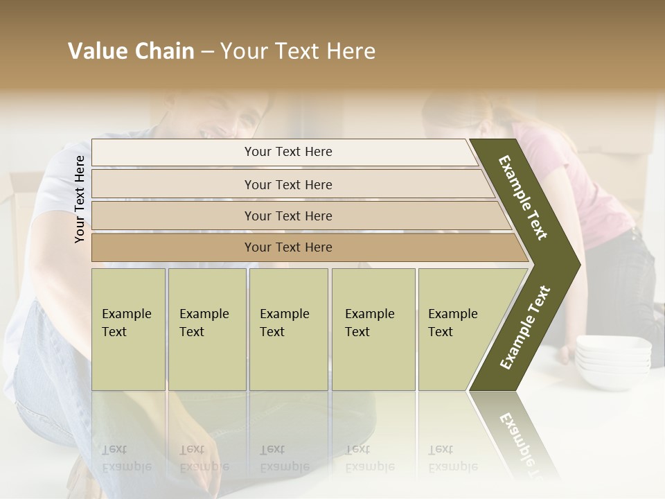 A Man Sitting On The Floor Talking On A Cell Phone PowerPoint Template