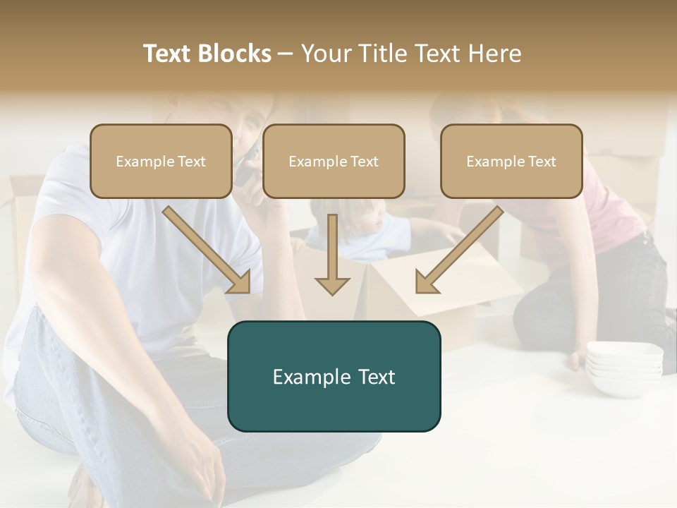 A Man Sitting On The Floor Talking On A Cell Phone PowerPoint Template