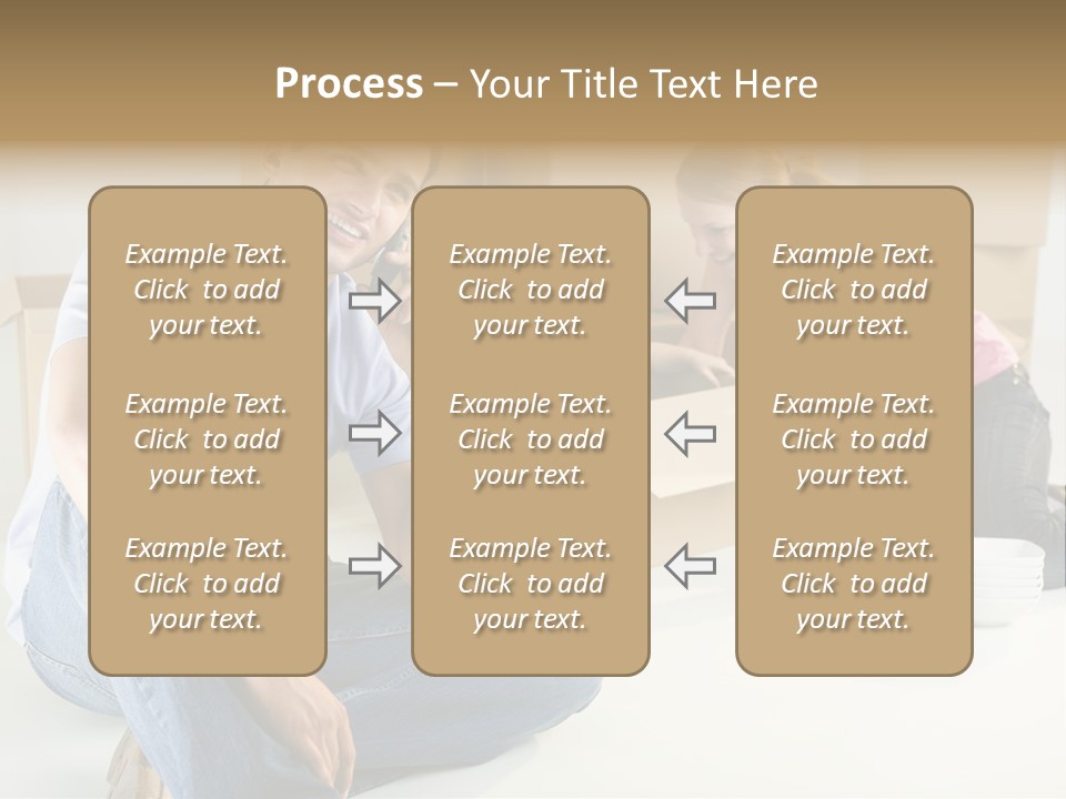 A Man Sitting On The Floor Talking On A Cell Phone PowerPoint Template