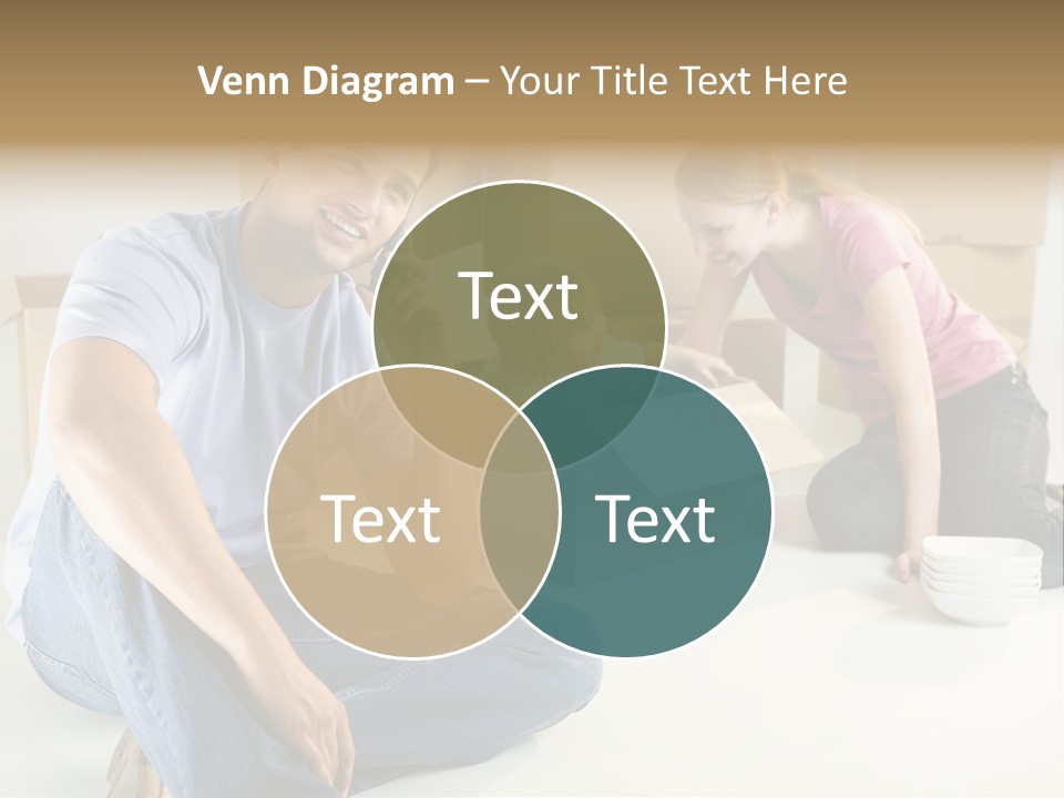 A Man Sitting On The Floor Talking On A Cell Phone PowerPoint Template