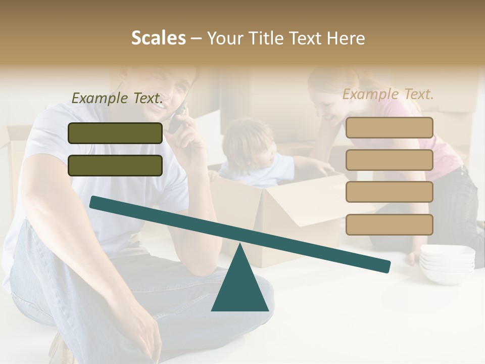 A Man Sitting On The Floor Talking On A Cell Phone PowerPoint Template