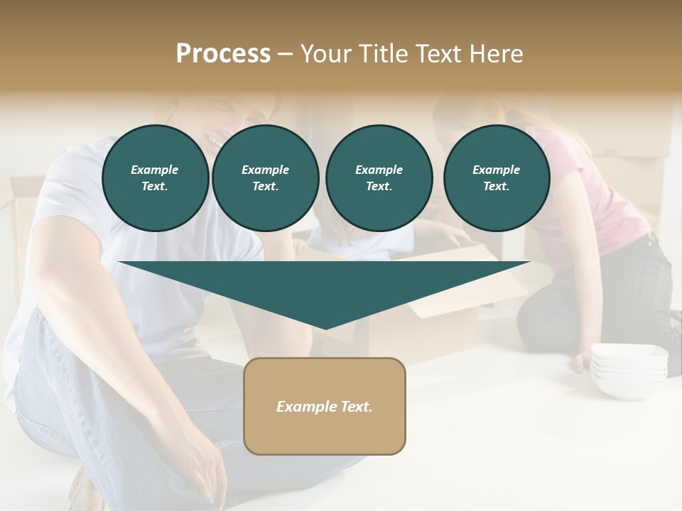 A Man Sitting On The Floor Talking On A Cell Phone PowerPoint Template