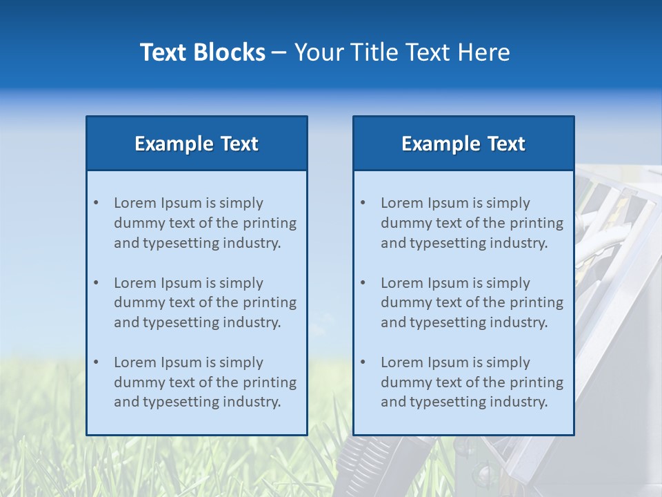 A Gas Pump In The Grass With A Blue Sky In The Background PowerPoint Template