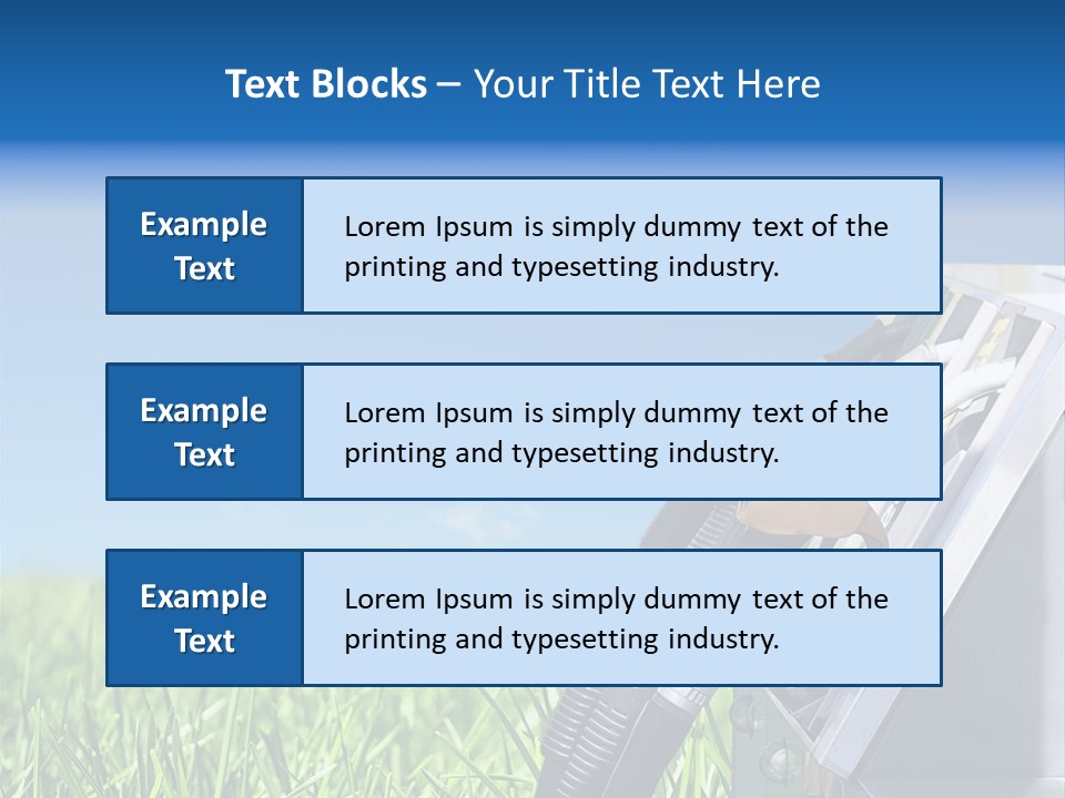 A Gas Pump In The Grass With A Blue Sky In The Background PowerPoint Template