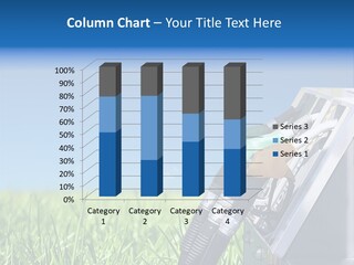 A Gas Pump In The Grass With A Blue Sky In The Background PowerPoint Template