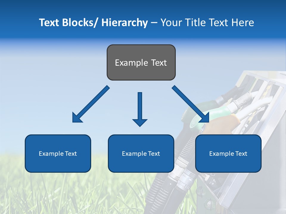 A Gas Pump In The Grass With A Blue Sky In The Background PowerPoint Template