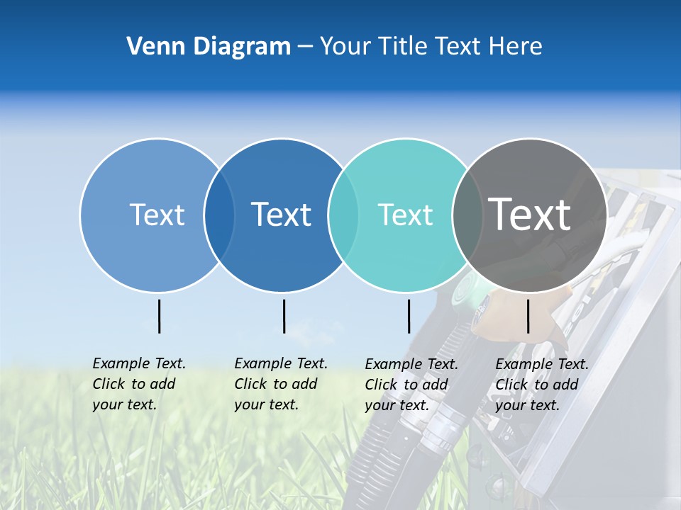 A Gas Pump In The Grass With A Blue Sky In The Background PowerPoint Template