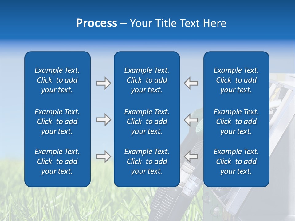 A Gas Pump In The Grass With A Blue Sky In The Background PowerPoint Template