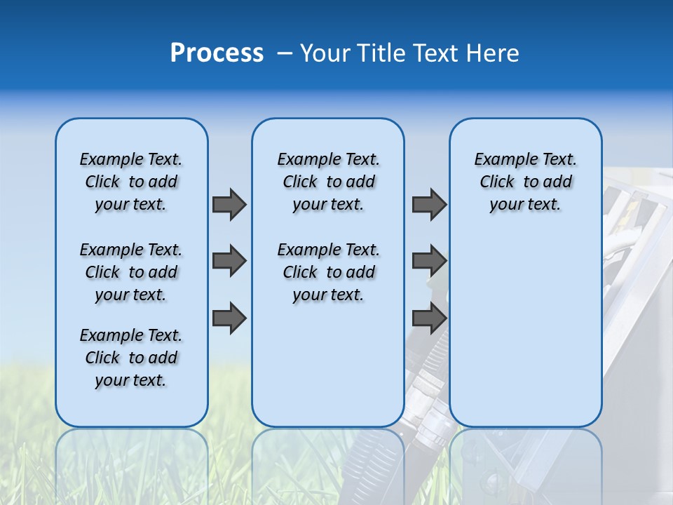 A Gas Pump In The Grass With A Blue Sky In The Background PowerPoint Template