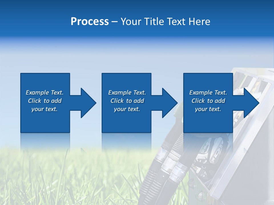A Gas Pump In The Grass With A Blue Sky In The Background PowerPoint Template