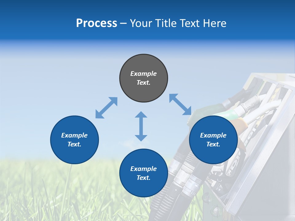 A Gas Pump In The Grass With A Blue Sky In The Background PowerPoint Template