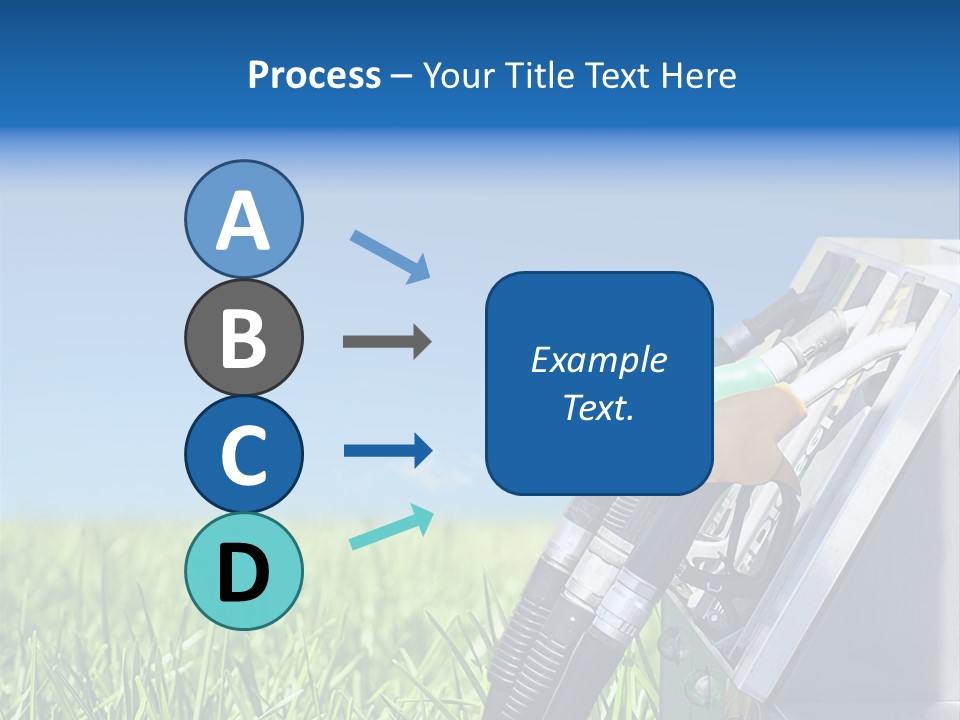 A Gas Pump In The Grass With A Blue Sky In The Background PowerPoint Template