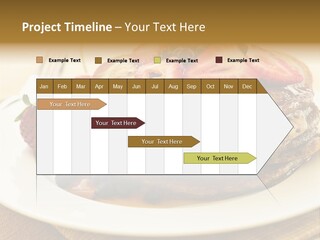 Stack Of Buckwheat Pancakes With Fresh Berries And Maple Syrup PowerPoint Template