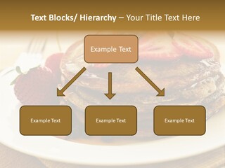 Stack Of Buckwheat Pancakes With Fresh Berries And Maple Syrup PowerPoint Template