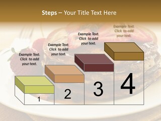 Stack Of Buckwheat Pancakes With Fresh Berries And Maple Syrup PowerPoint Template