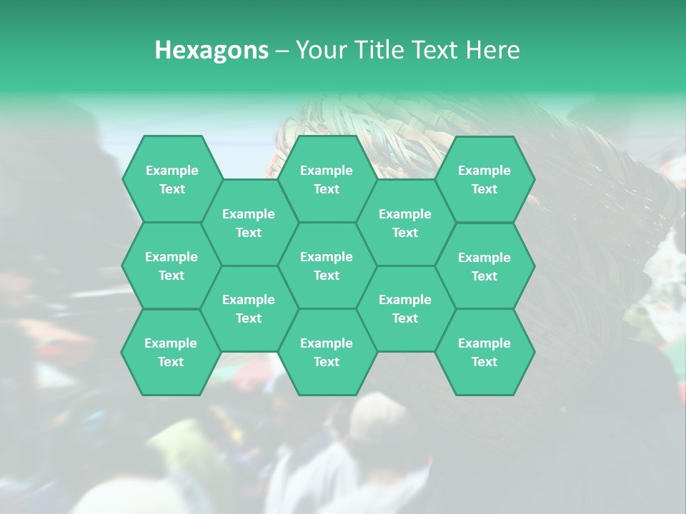 Detail Of The Head Of A Man Exiting From A Swimmingpool PowerPoint Template