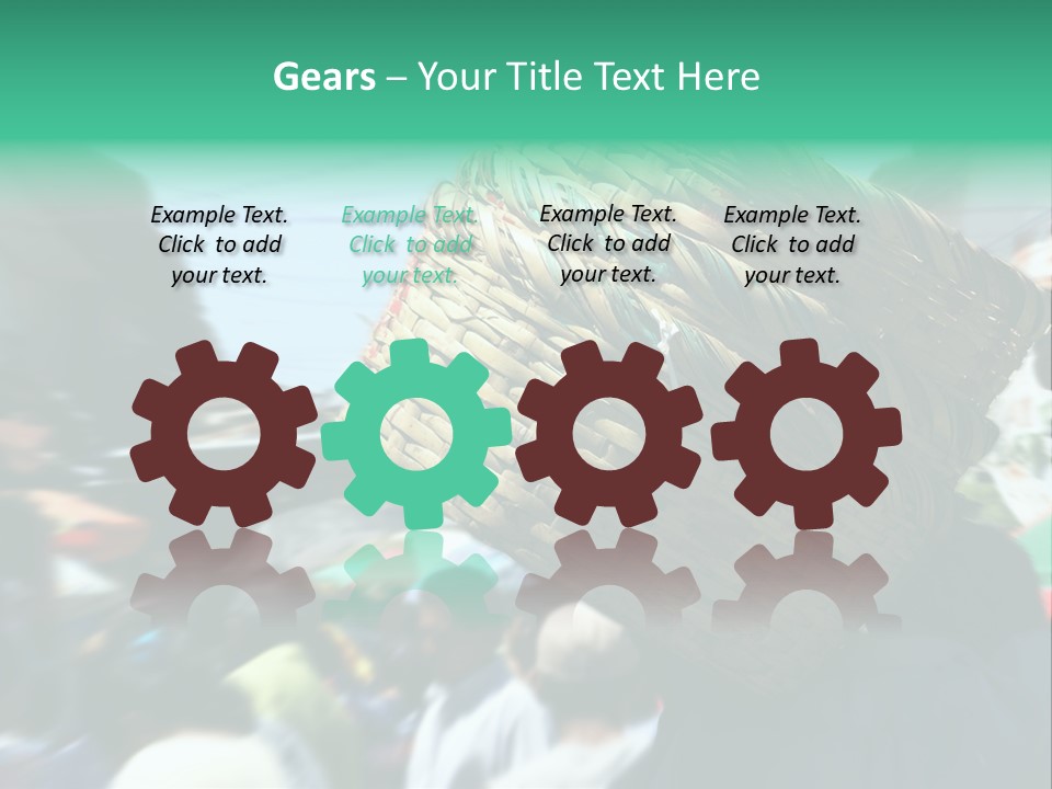 Detail Of The Head Of A Man Exiting From A Swimmingpool PowerPoint Template