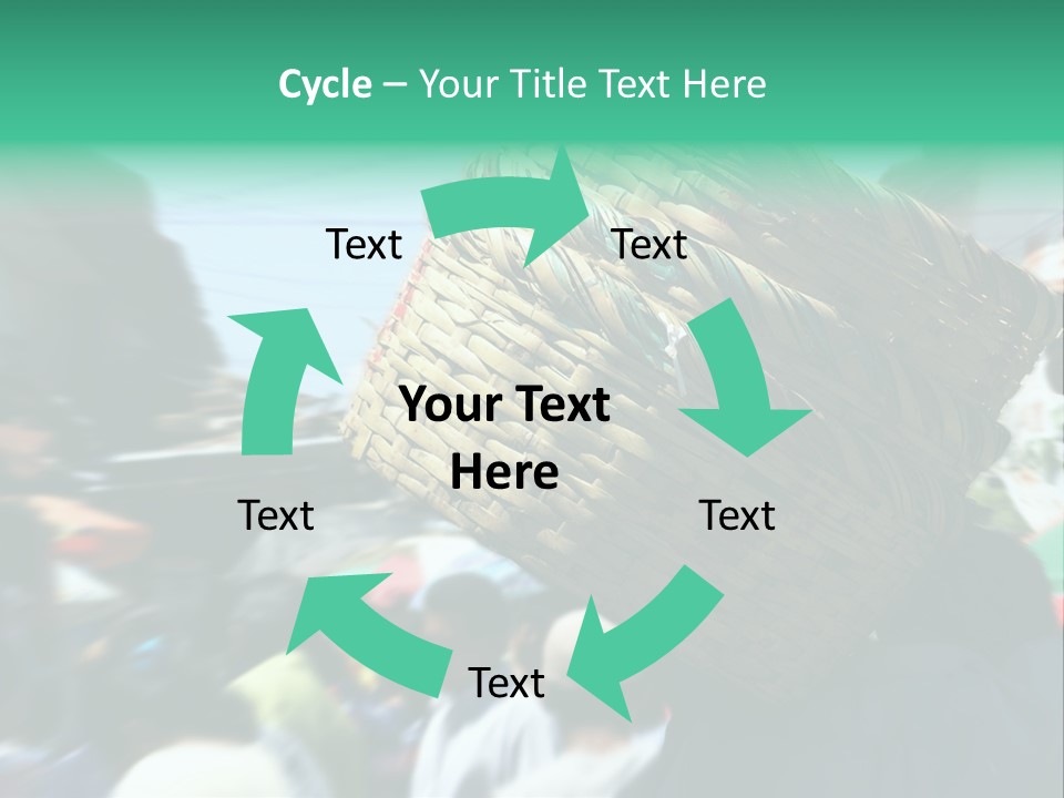 Detail Of The Head Of A Man Exiting From A Swimmingpool PowerPoint Template