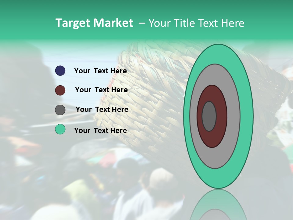 Detail Of The Head Of A Man Exiting From A Swimmingpool PowerPoint Template