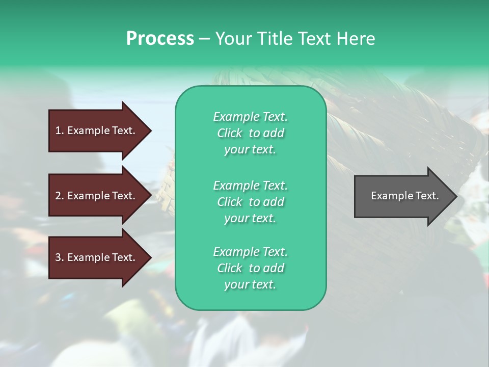 Detail Of The Head Of A Man Exiting From A Swimmingpool PowerPoint Template