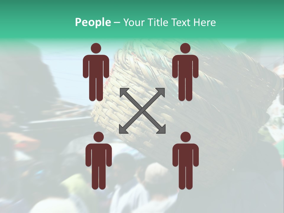 Detail Of The Head Of A Man Exiting From A Swimmingpool PowerPoint Template