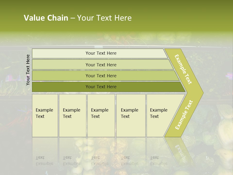 Shopping For Fresh Veges PowerPoint Template
