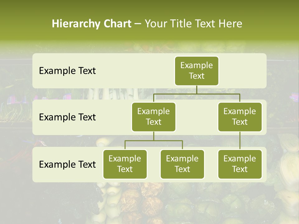 Shopping For Fresh Veges PowerPoint Template