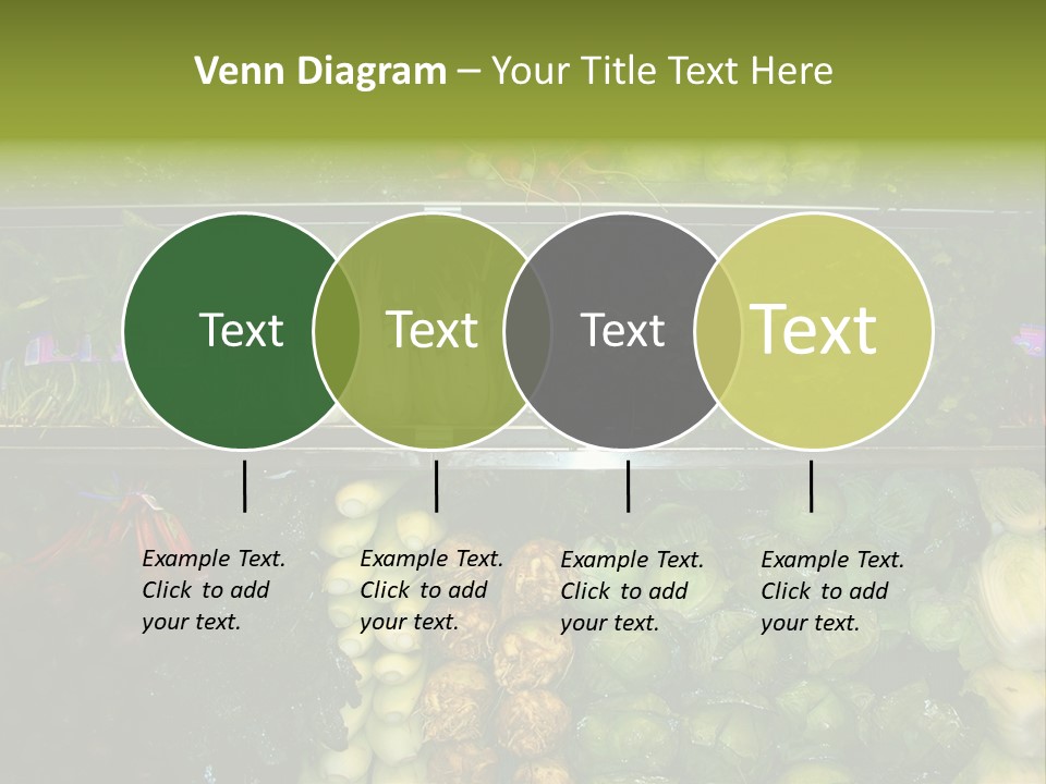 Shopping For Fresh Veges PowerPoint Template