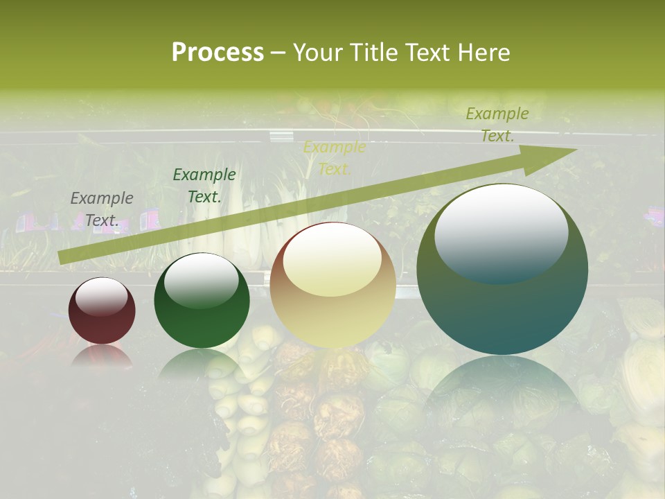 Shopping For Fresh Veges PowerPoint Template