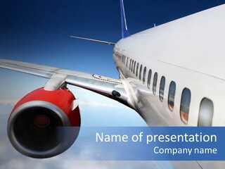 Airplane PowerPoint Template