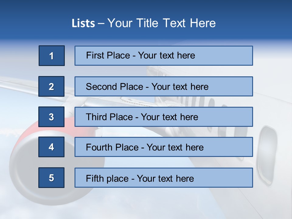 Airplane PowerPoint Template