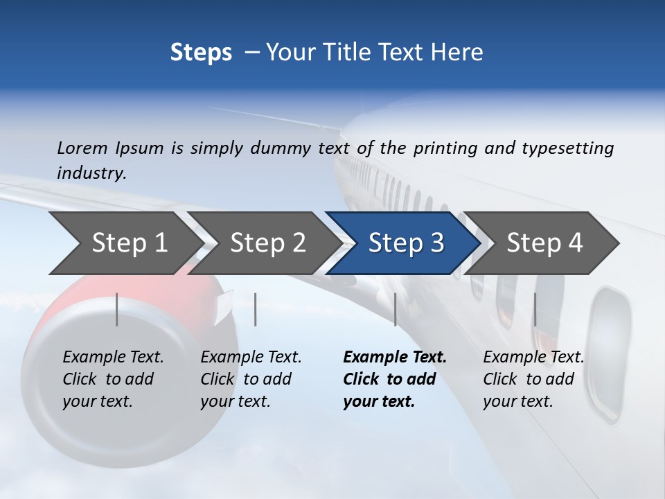 Airplane PowerPoint Template