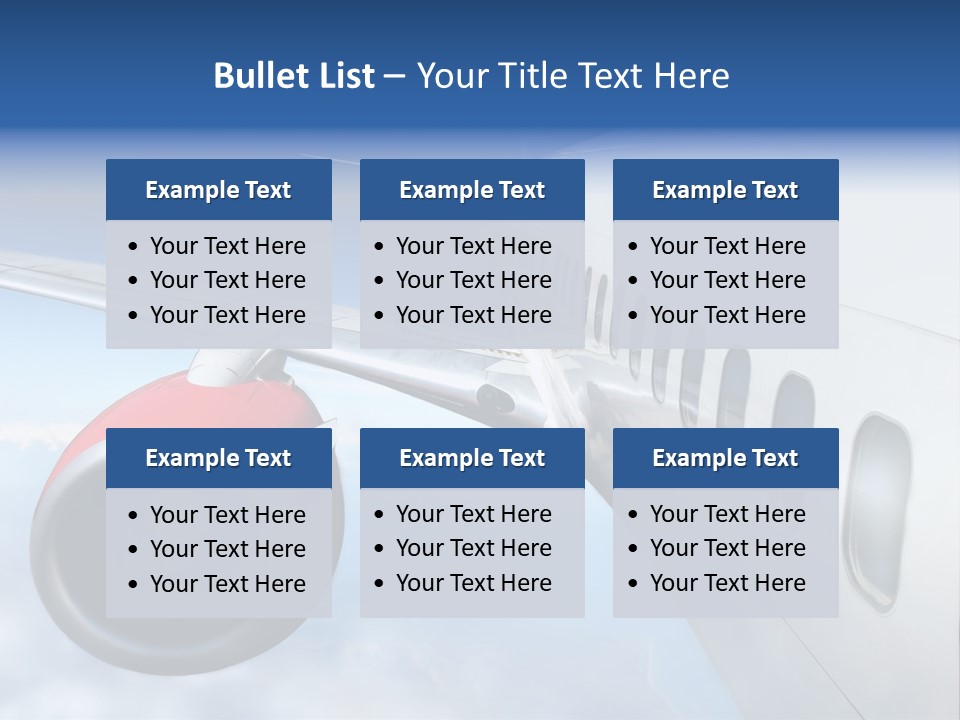 Airplane PowerPoint Template