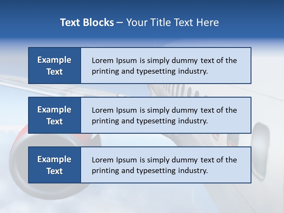 Airplane PowerPoint Template