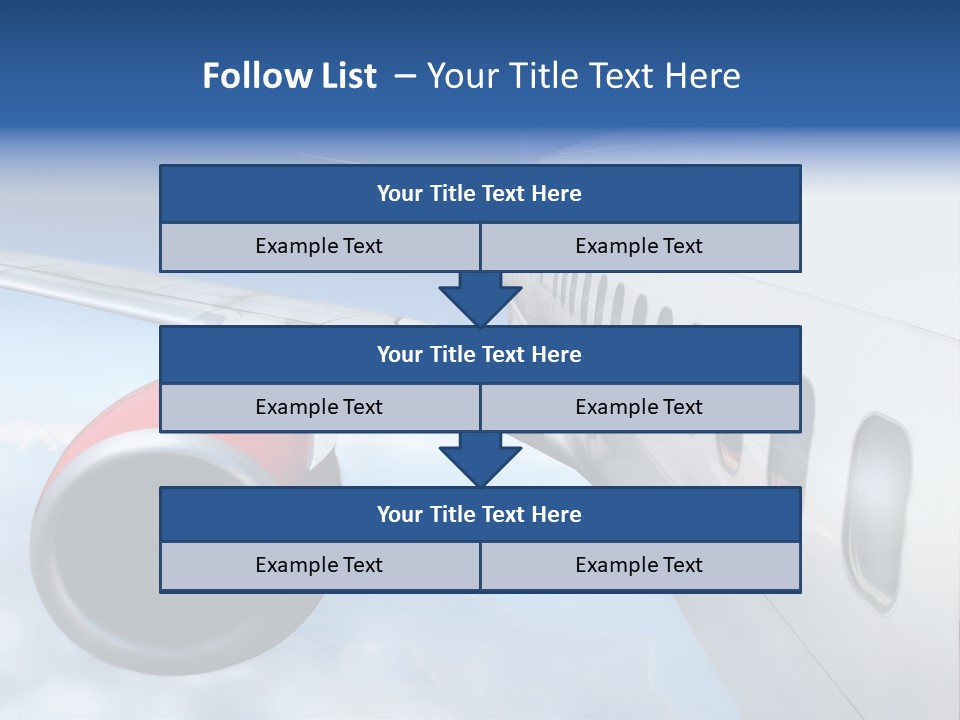 Airplane PowerPoint Template
