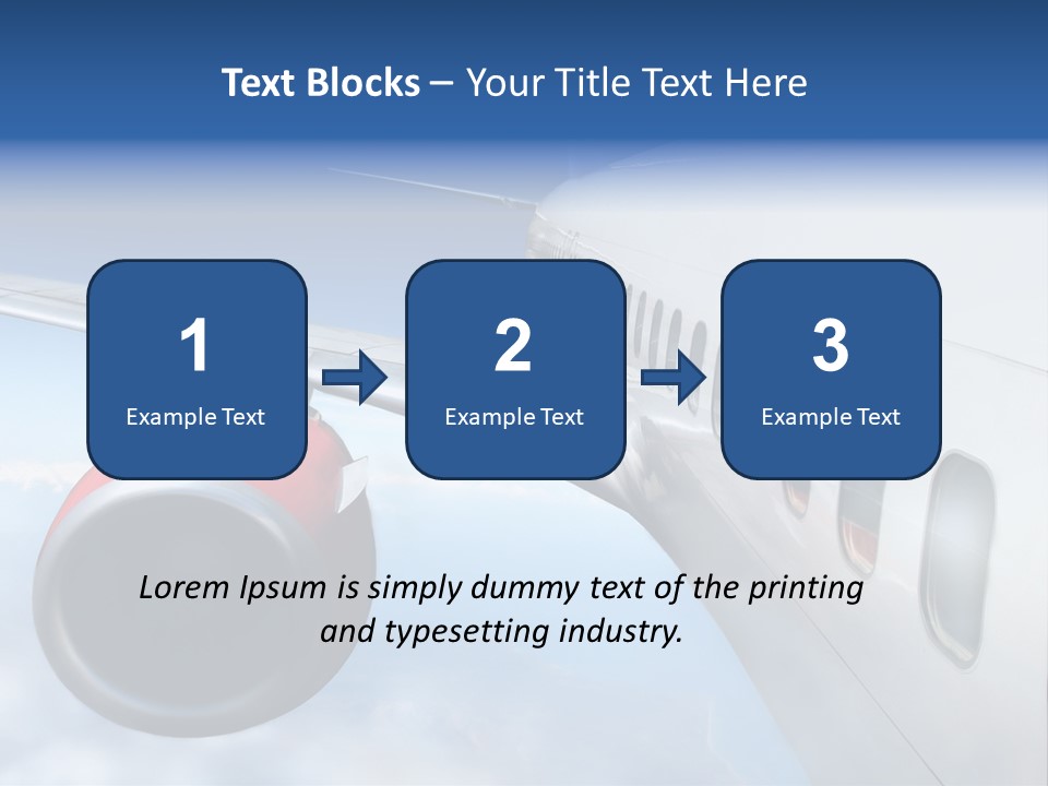 Airplane PowerPoint Template