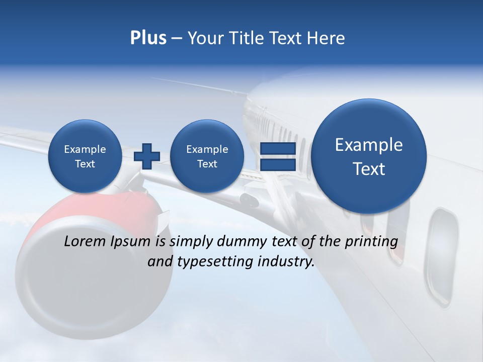 Airplane PowerPoint Template
