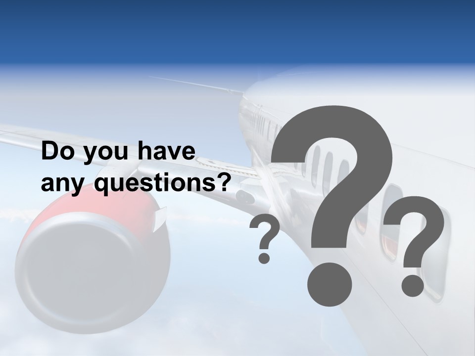 Airplane PowerPoint Template