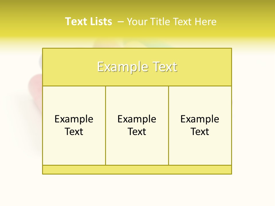 Sticks Of Pastel Colored Chalk, Isolated On White With Natural Shadow. PowerPoint Template