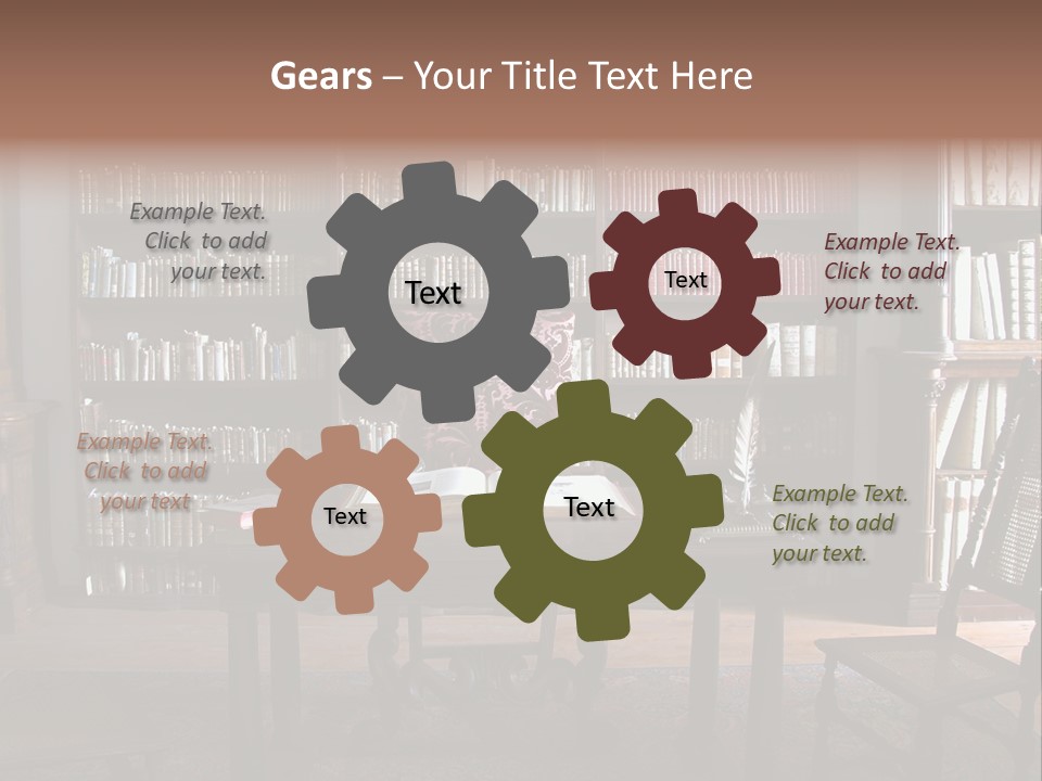 Old Private Office PowerPoint Template